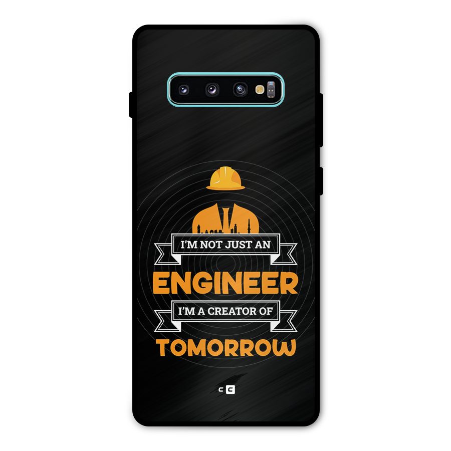 Creator Of Tomorrow Metal Back Case for Galaxy S10 Plus
