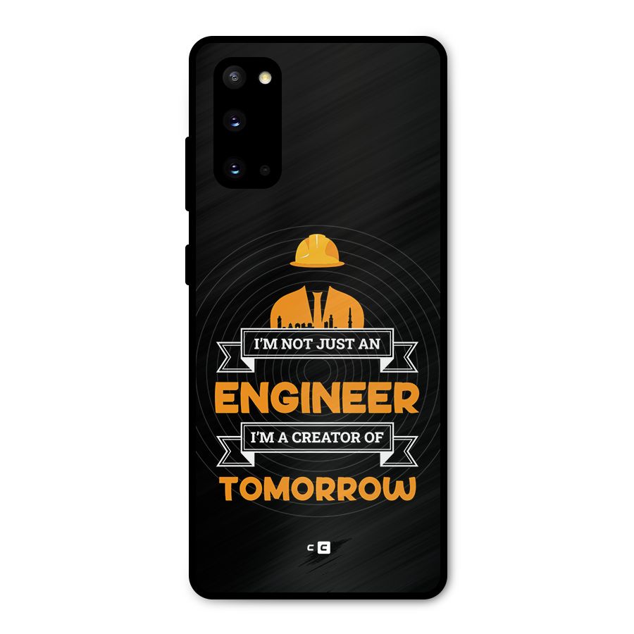 Creator Of Tomorrow Metal Back Case for Galaxy S20