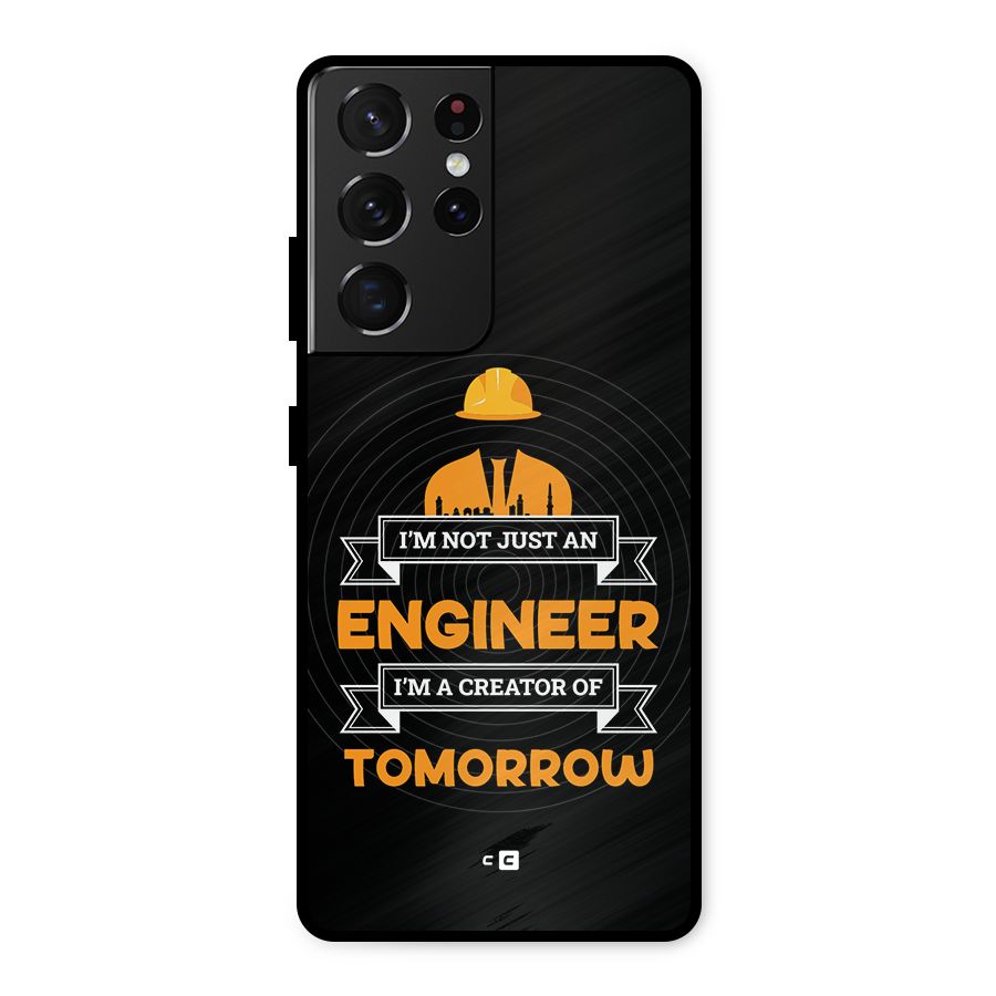 Creator Of Tomorrow Metal Back Case for Galaxy S21 Ultra 5G
