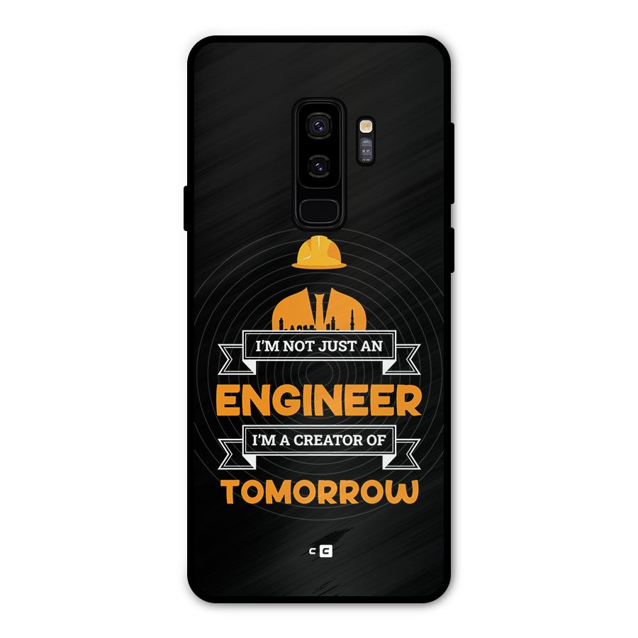 Creator Of Tomorrow Metal Back Case for Galaxy S9 Plus