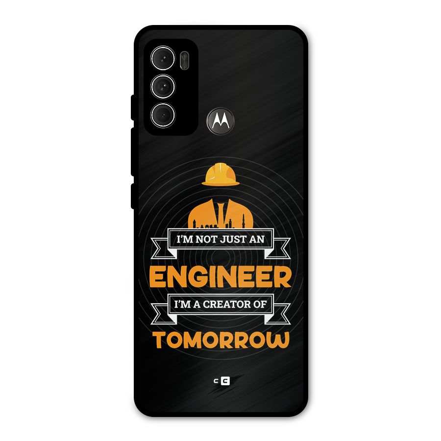 Creator Of Tomorrow Metal Back Case for Moto G60