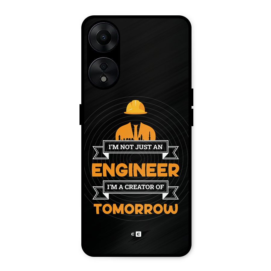 Creator Of Tomorrow Metal Back Case for Oppo A78 5G