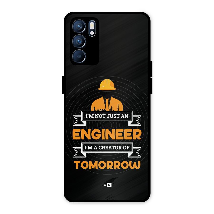 Creator Of Tomorrow Metal Back Case for Oppo Reno6 5G