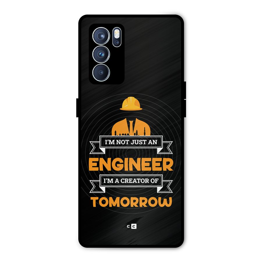 Creator Of Tomorrow Metal Back Case for Oppo Reno6 Pro 5G