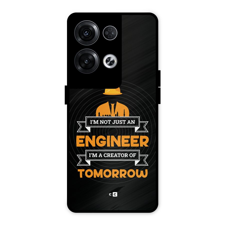 Creator Of Tomorrow Metal Back Case for Oppo Reno8 Pro 5G