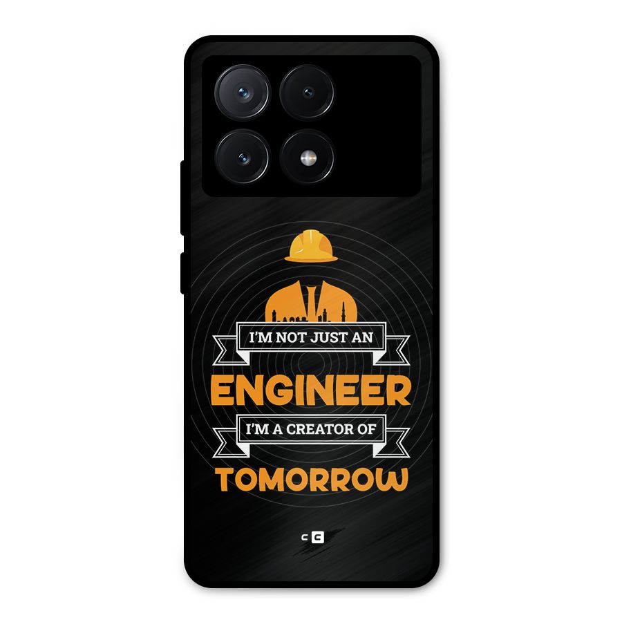 Creator Of Tomorrow Metal Back Case for Poco X6 Pro