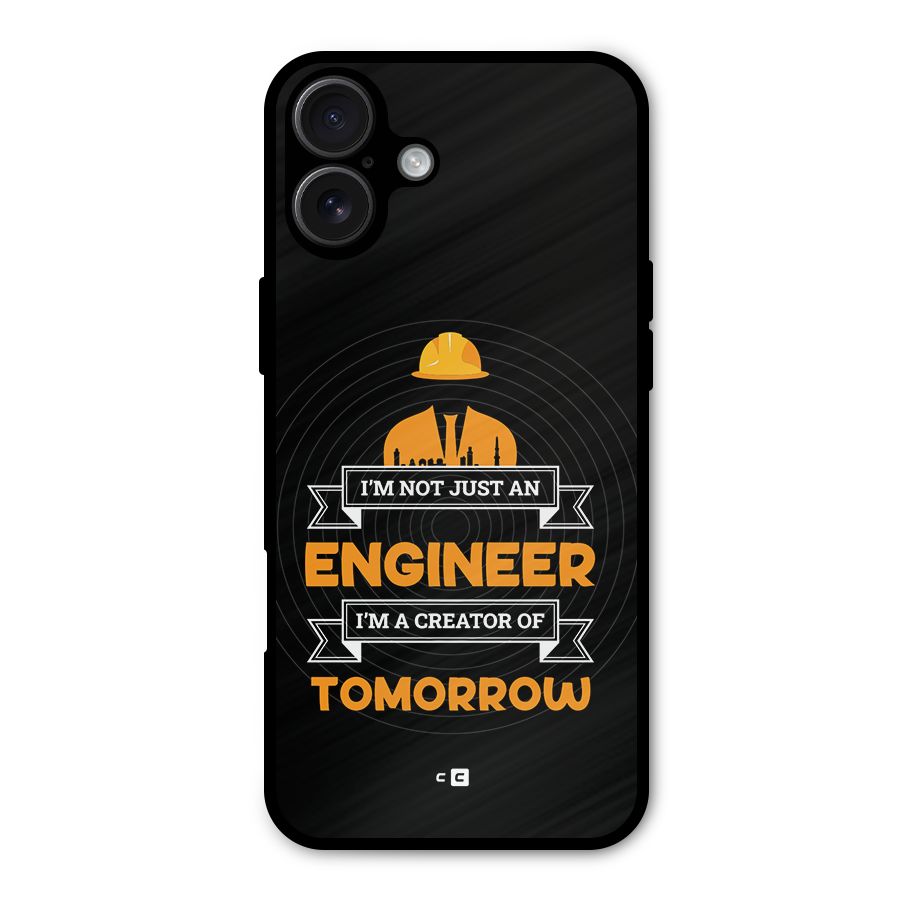 Creator Of Tomorrow Metal Back Case for iPhone 16 Plus