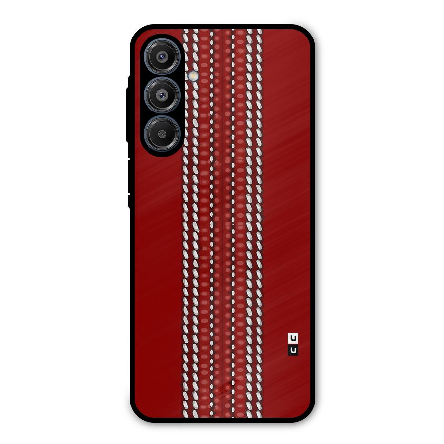 Cricket Ball Design Metal Back Case for Galaxy A16 5G