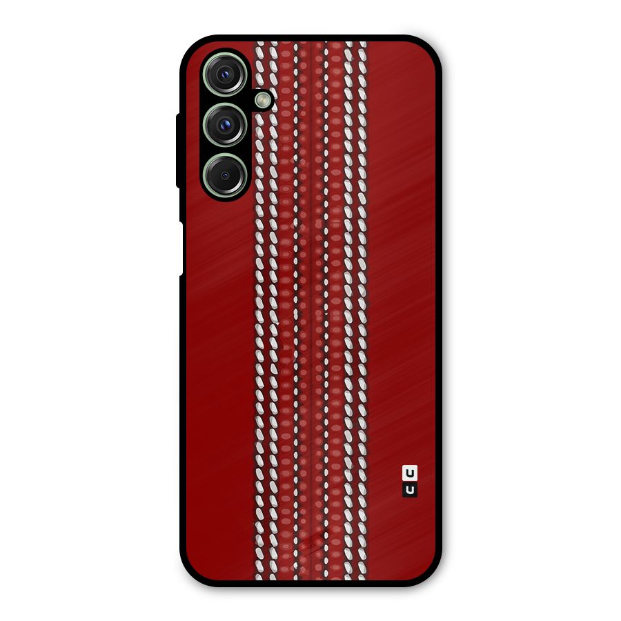 Cricket Ball Design Metal Back Case for Galaxy M34