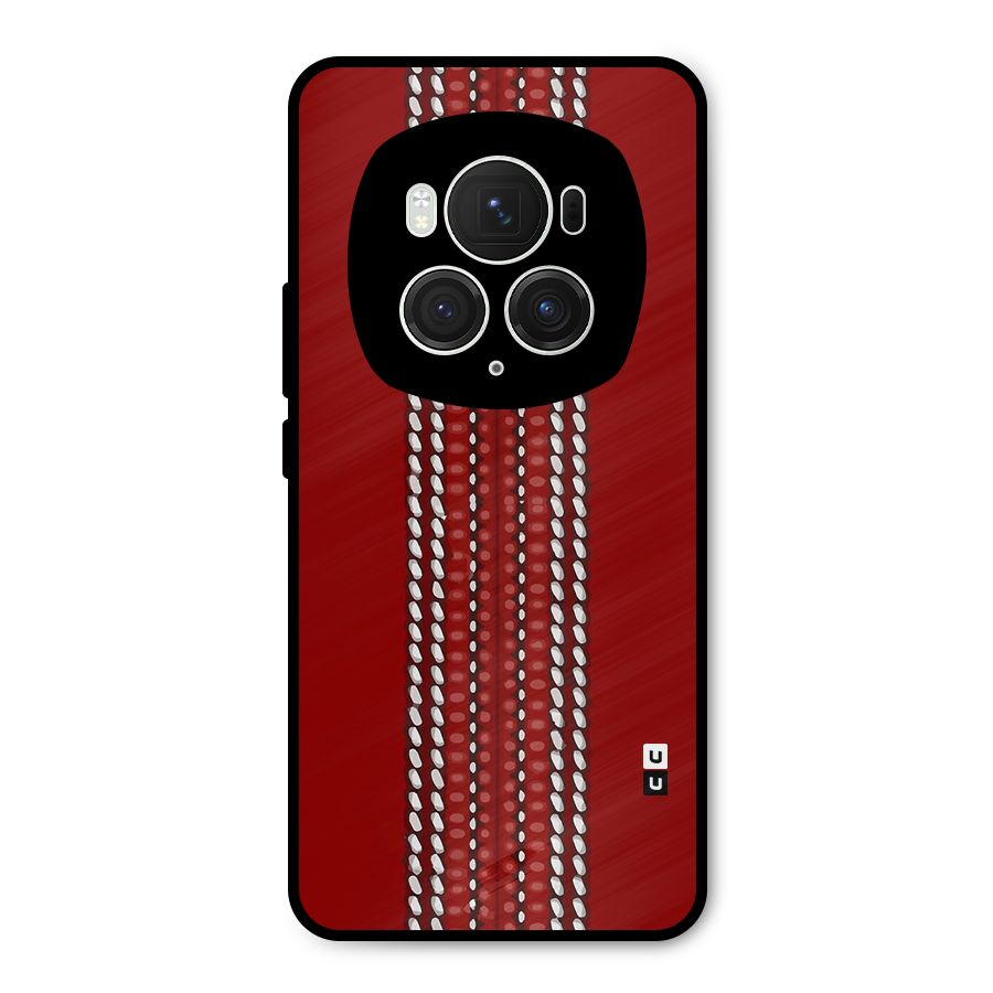 Cricket Ball Design Metal Back Case for Honor Magic6 Pro