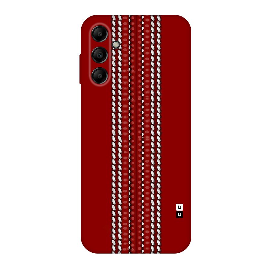 Cricket Ball Design Original Polycarbonate Back Case for Galaxy A14 5G