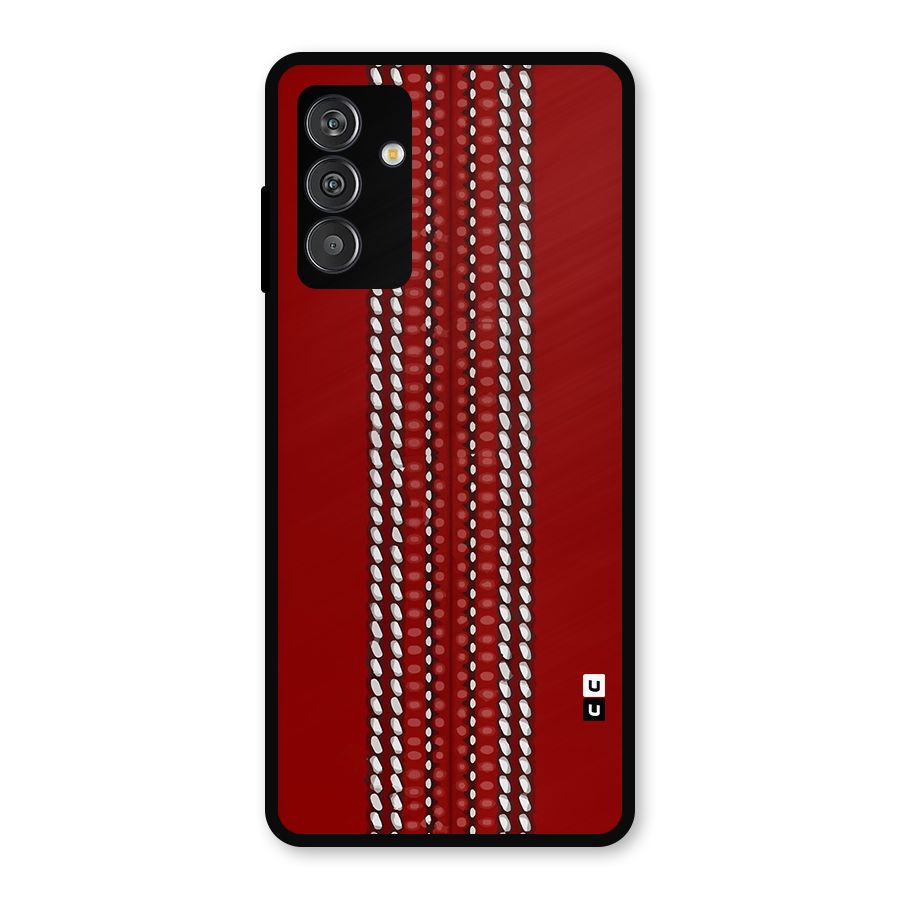 Cricket Ball Pattern Metal Back Case for Galaxy F13