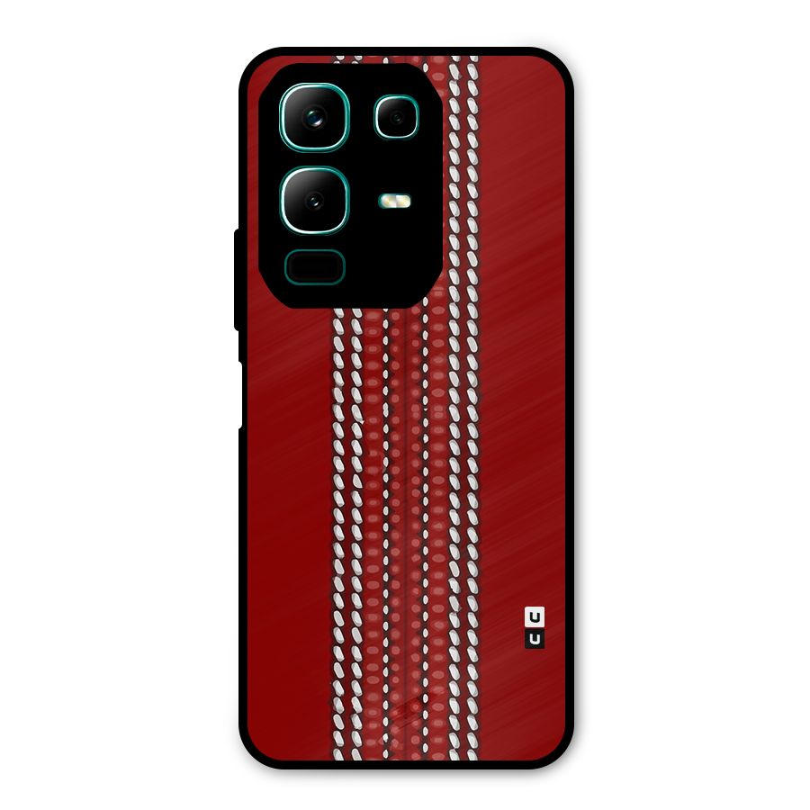 Cricket Ball Pattern Metal Back Case for Infinix Note 50x