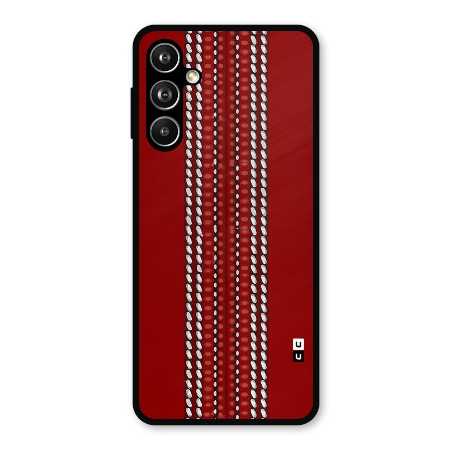 Cricket Ball Pattern Metal Back Case for Samsung Galaxy M54