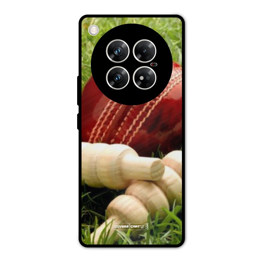 Cricket Ball and Stumps Metal Back Case for Infinix Zero 40 5G