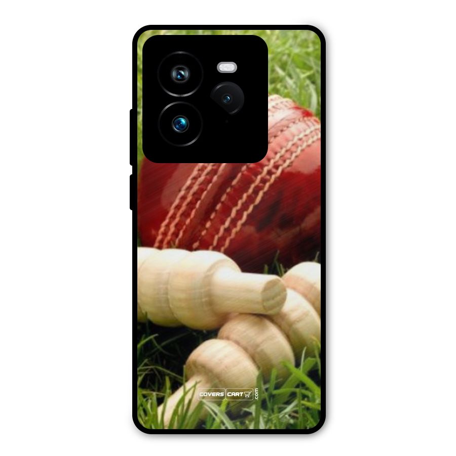 Cricket Ball and Stumps Metal Back Case for Realme GT 7 Pro
