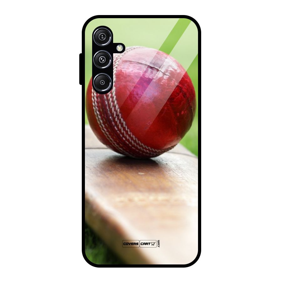 Cricket Bat Ball Glass Back Case for Galaxy M34 5G