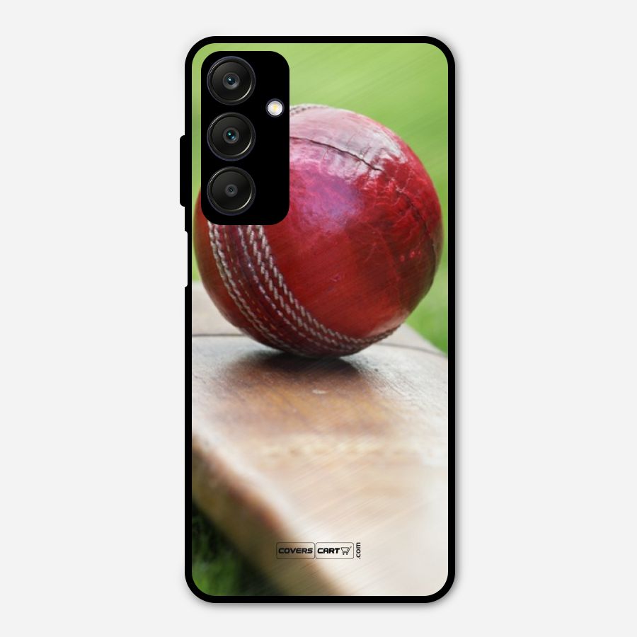 Cricket Bat Ball Metal Back Case for Galaxy A25 5G