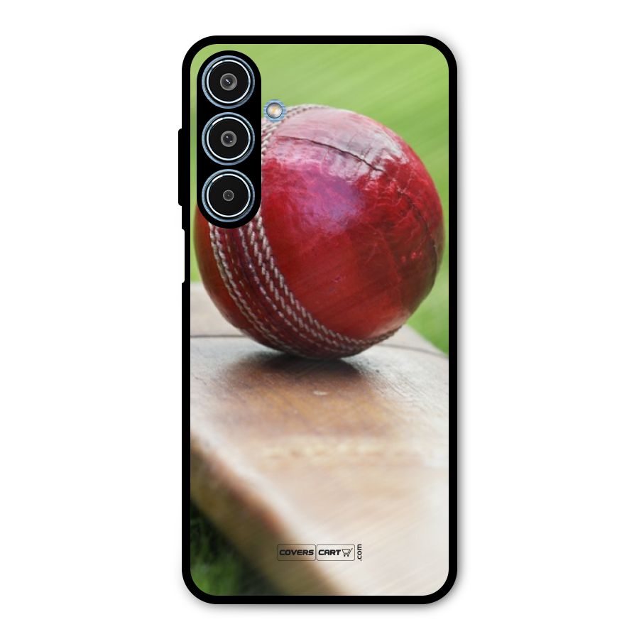 Cricket Bat Ball Metal Back Case for Galaxy M35