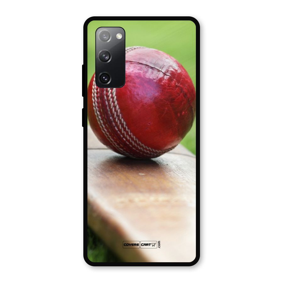 Cricket Bat Ball Metal Back Case for Galaxy S20 FE 5G