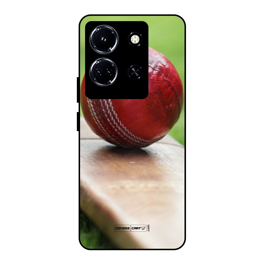 Cricket Bat Ball Metal Back Case for Infinix Note 30 5G