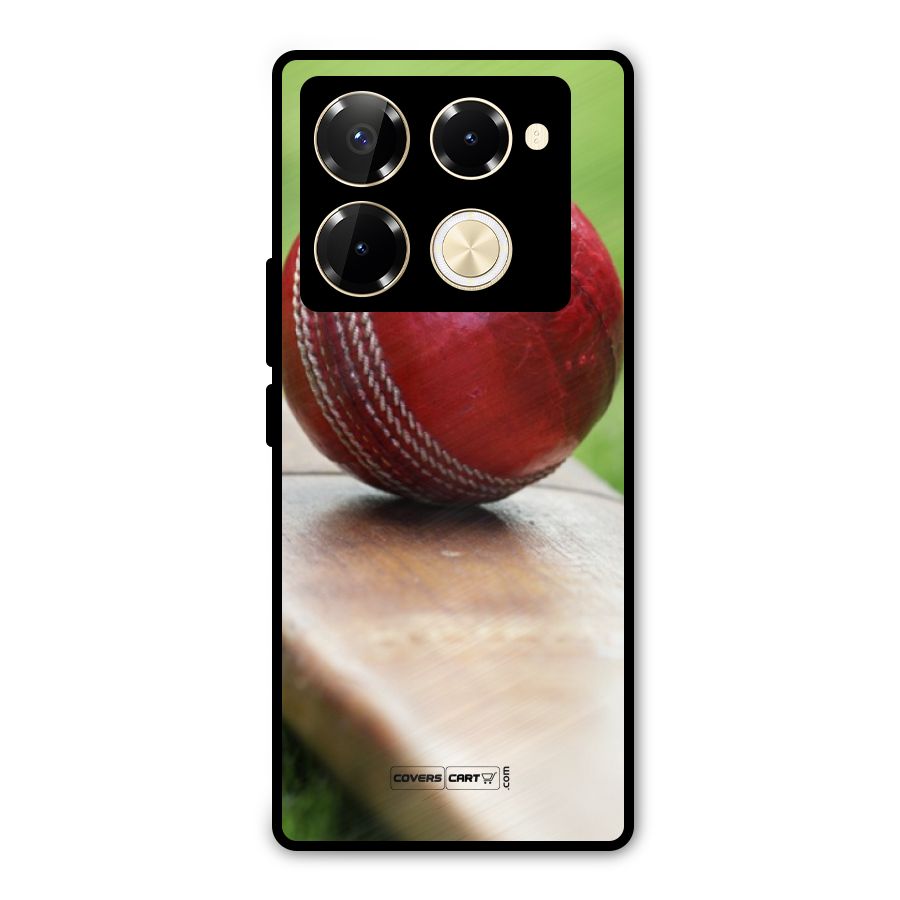 Cricket Bat Ball Metal Back Case for Infinix Note 40 Pro