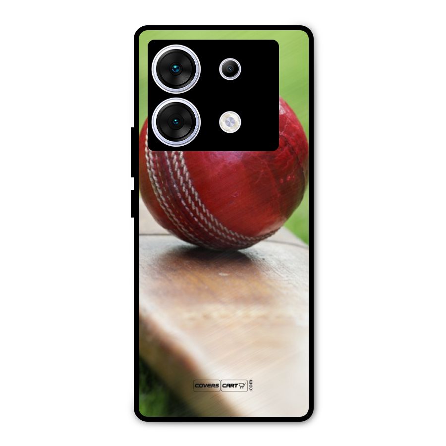Cricket Bat Ball Metal Back Case for Infinix Zero 30 5G