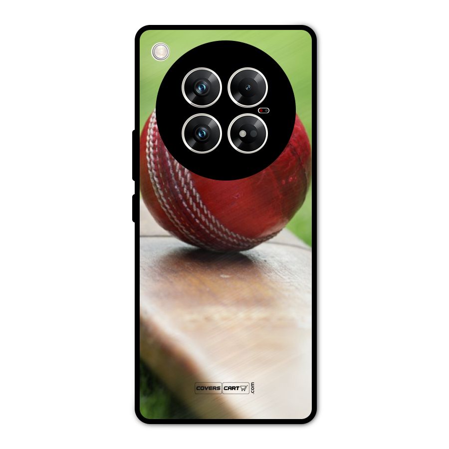 Cricket Bat Ball Metal Back Case for Infinix Zero 40 5G