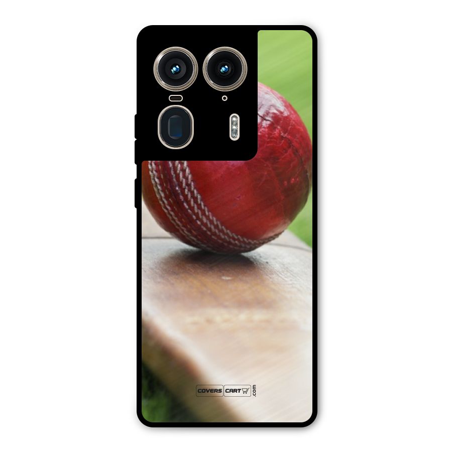 Cricket Bat Ball Metal Back Case for Motorola Edge 50 Ultra