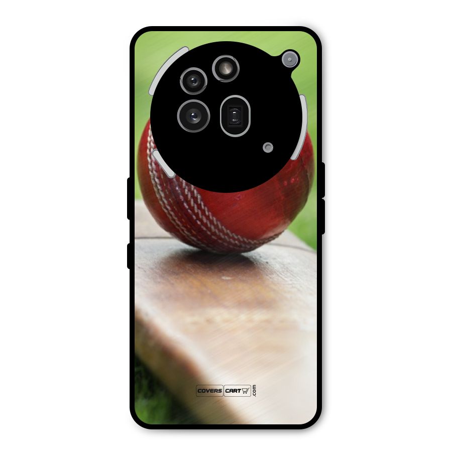 Cricket Bat Ball Metal Back Case for Nothing Phone 3a Pro