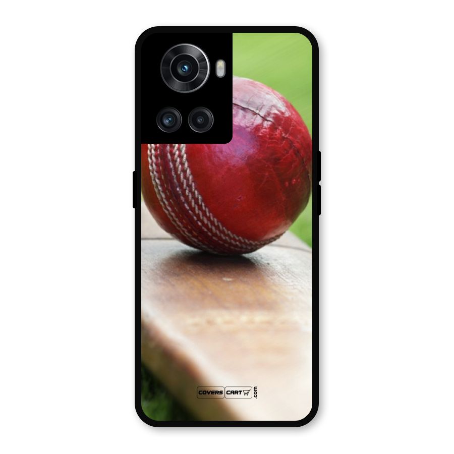 Cricket Bat Ball Metal Back Case for OnePlus 10R