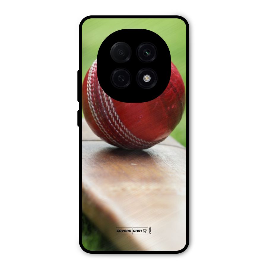 Cricket Bat Ball Metal Back Case for Oppo F29 Pro