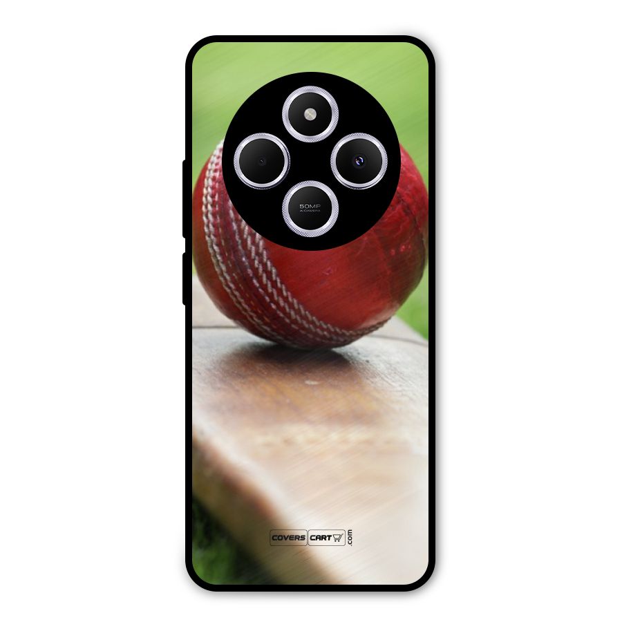 Cricket Bat Ball Metal Back Case for Poco M7