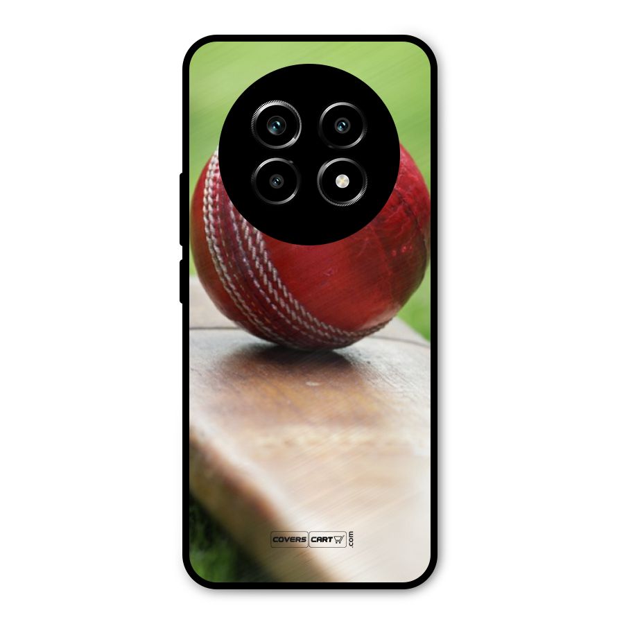 Cricket Bat Ball Metal Back Case for Realme 14 Pro Lite