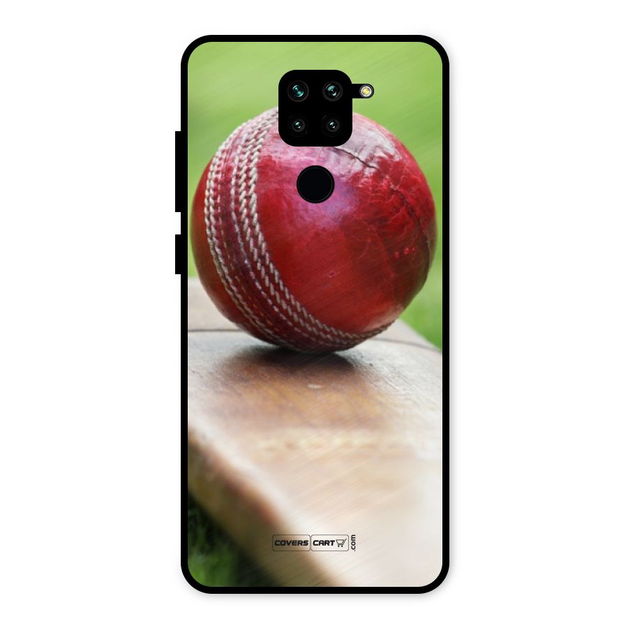 Cricket Bat Ball Metal Back Case for Redmi Note 9