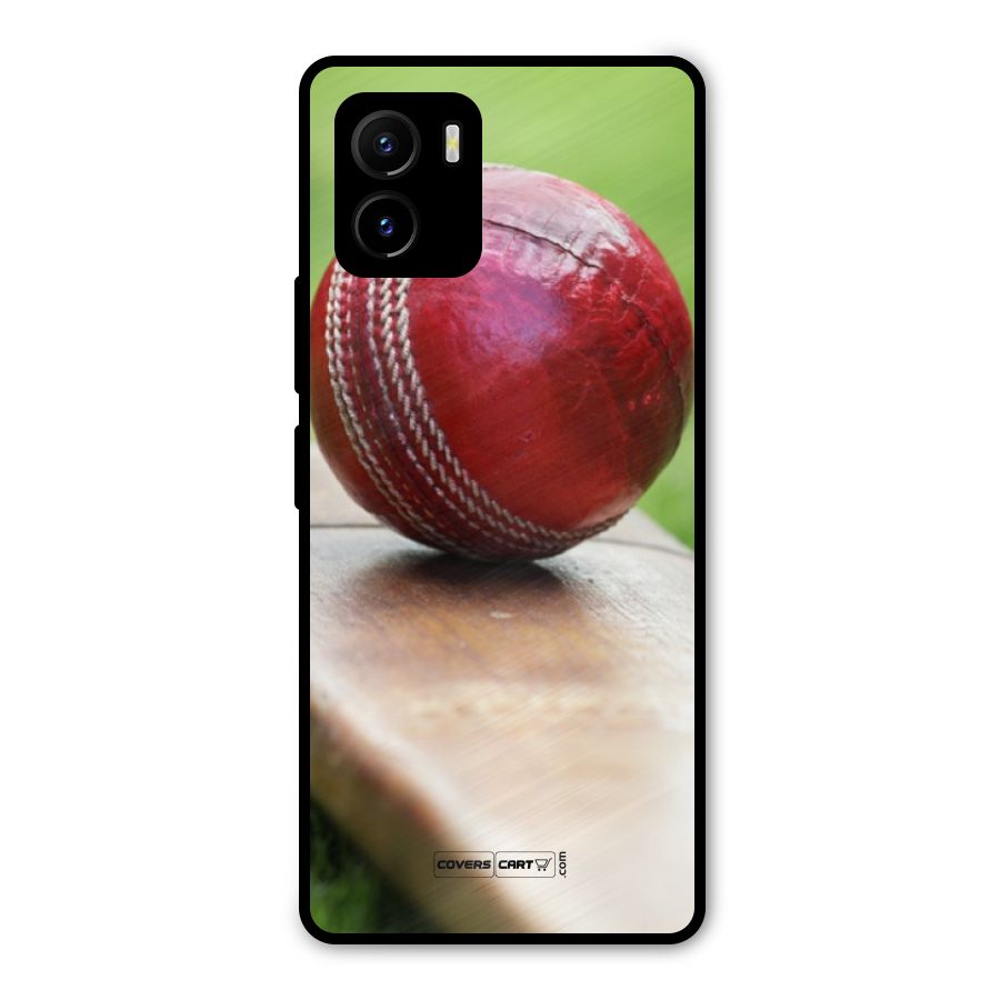 Cricket Bat Ball Metal Back Case for Vivo Y15s