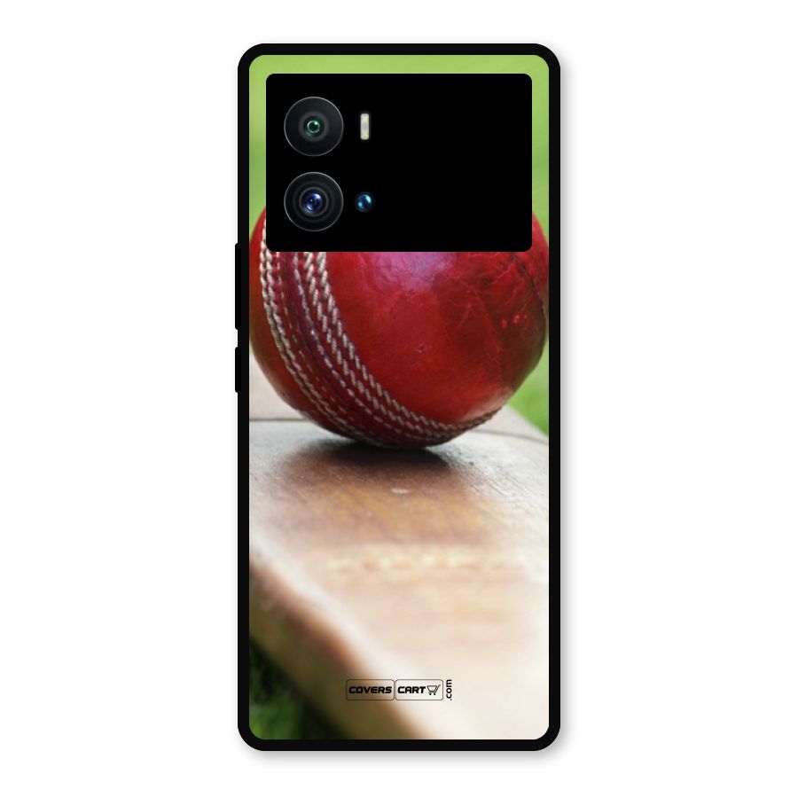 Cricket Bat Ball Metal Back Case for iQOO 9 Pro