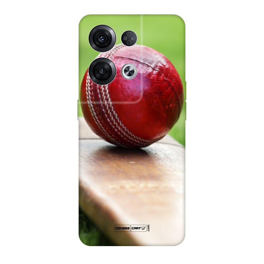 Cricket Bat Ball Original Polycarbonate Back Case for Oppo Reno8 Pro 5G