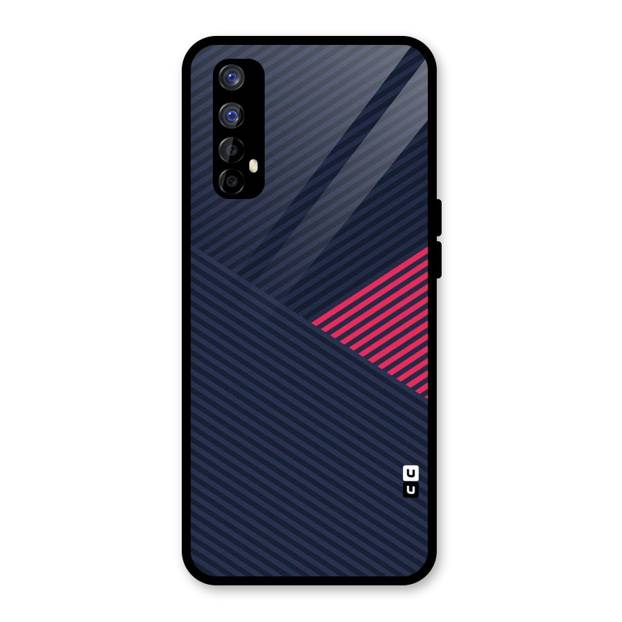 Criscros Stripes Glass Back Case for Realme 7