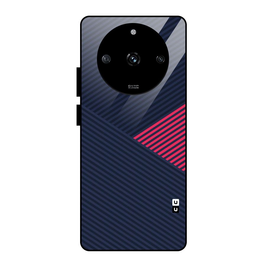 Criscros Stripes Glass Back Case for Realme Narzo 60 5G