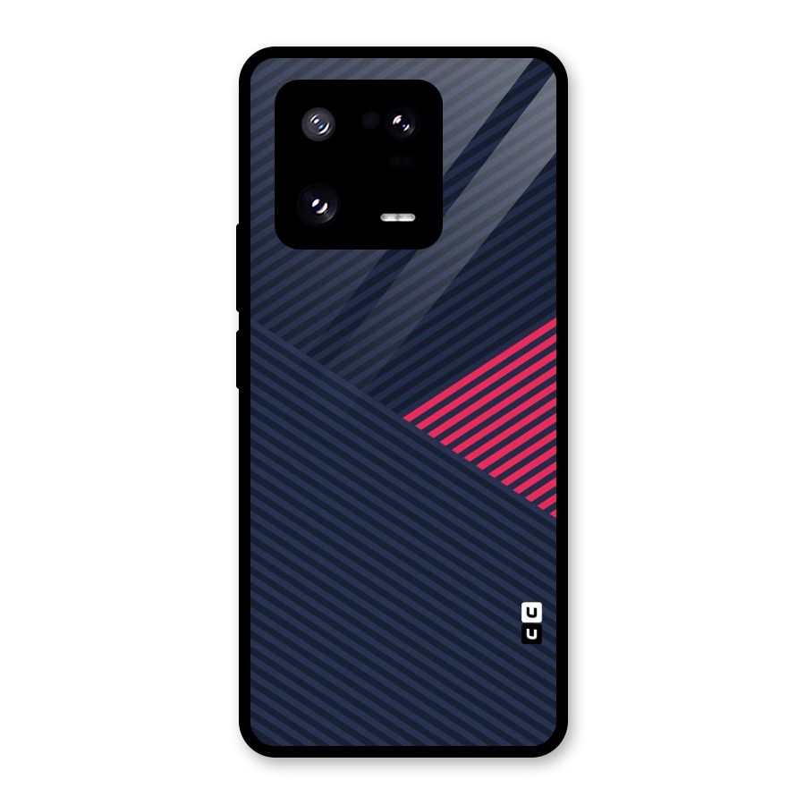 Criscros Stripes Glass Back Case for Xiaomi 13 Pro