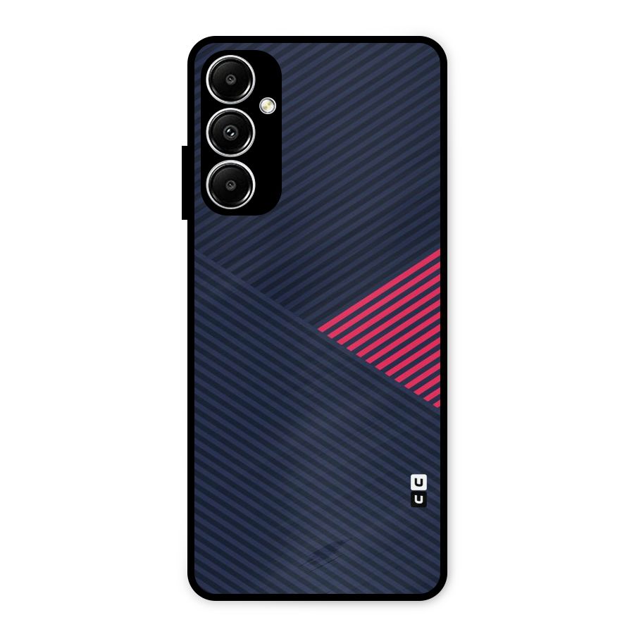 Criscros Stripes Metal Back Case for Galaxy A05s