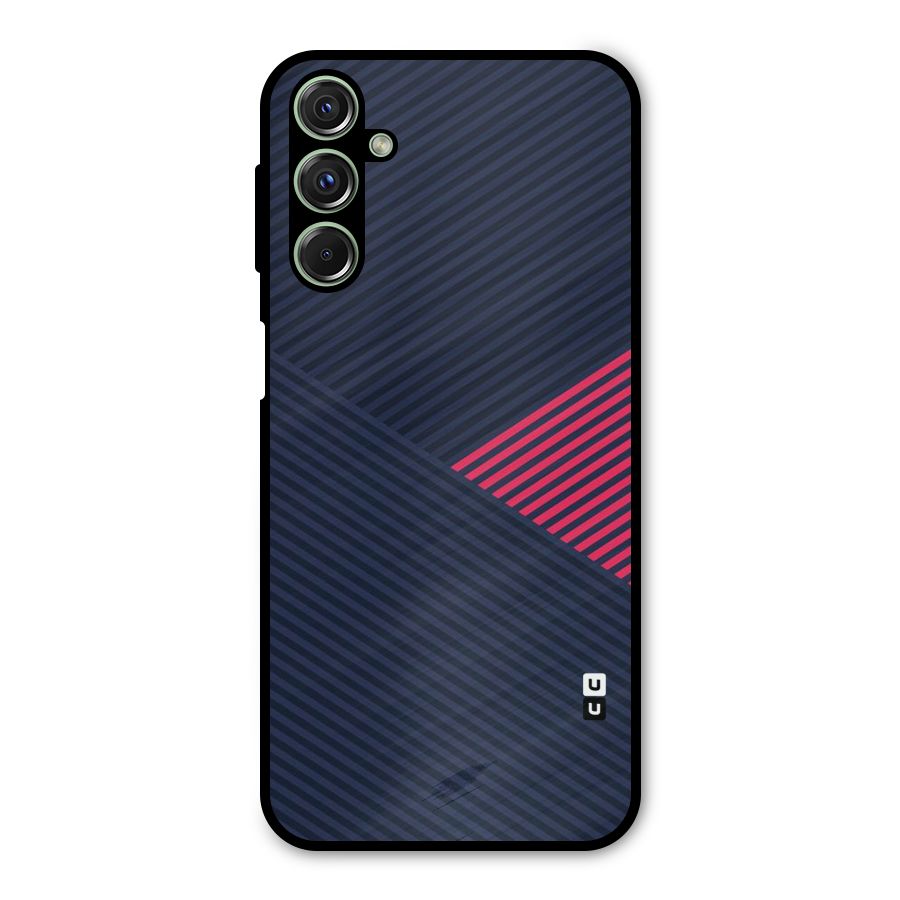 Criscros Stripes Metal Back Case for Galaxy F34