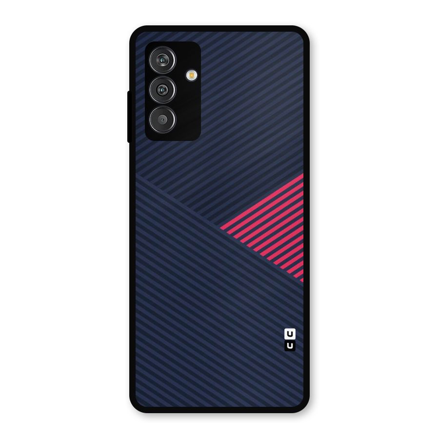 Criscros Stripes Metal Back Case for Galaxy M13