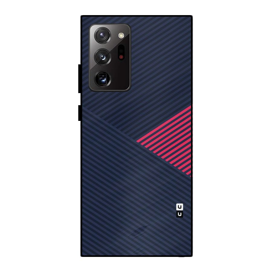 Criscros Stripes Metal Back Case for Galaxy Note 20 Ultra