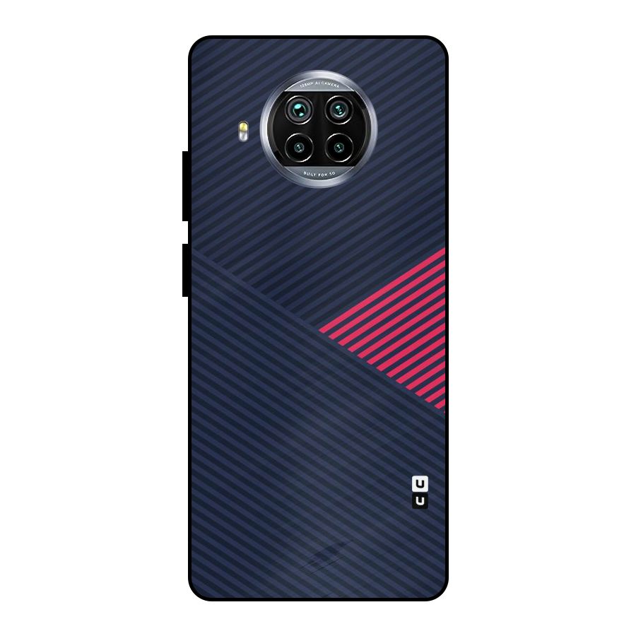 Criscros Stripes Metal Back Case for Mi 10i