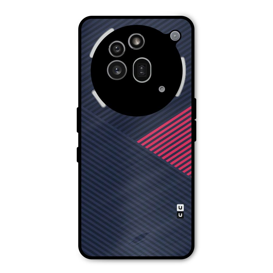 Criscros Stripes Metal Back Case for Nothing Phone 3a Pro