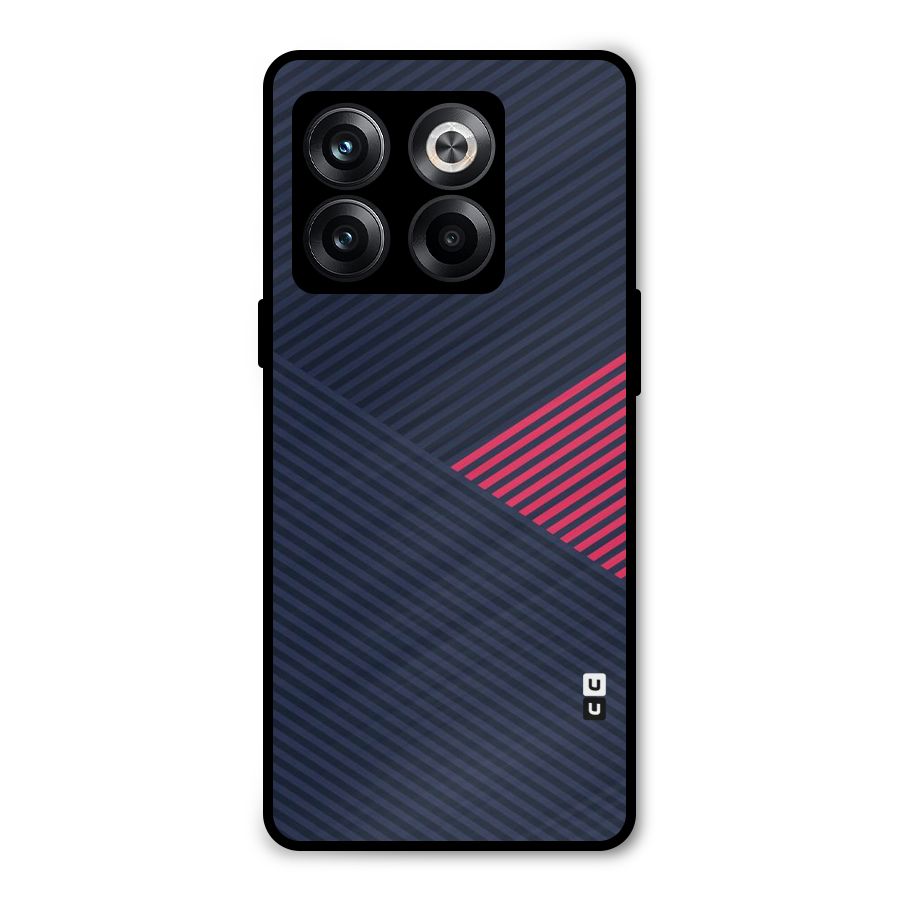 Criscros Stripes Metal Back Case for OnePlus 10T