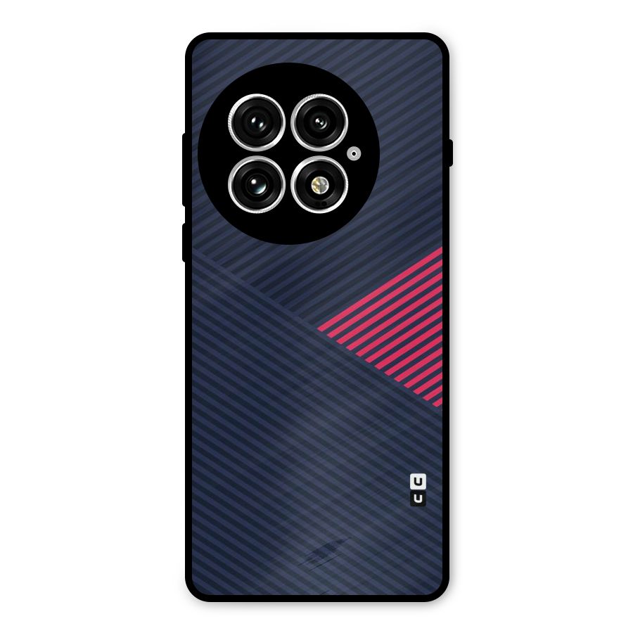 Criscros Stripes Metal Back Case for OnePlus 13