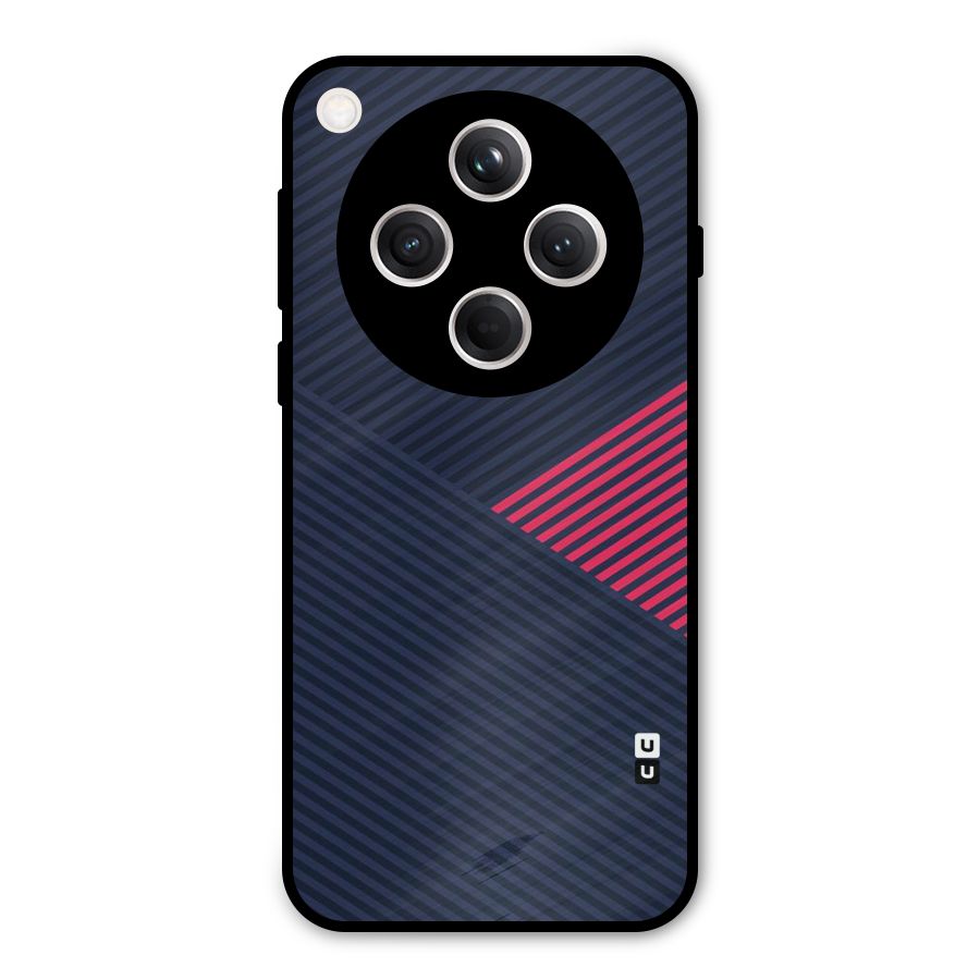 Criscros Stripes Metal Back Case for Oppo Find X8